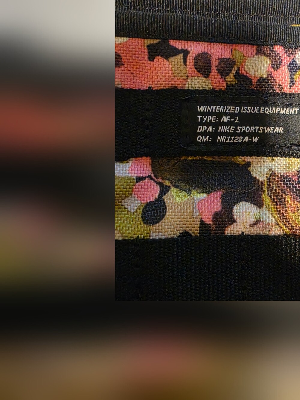 Nike Floral Print Women's Bag - Black & Pink